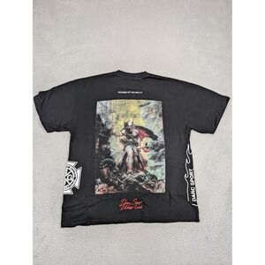 Darc Sport Echoes Of Valhalla Shirt Mens Large Black Oversized Viking Graphic